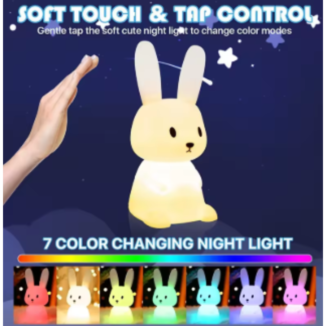 Aesthetic Silicone Bunny Lamp