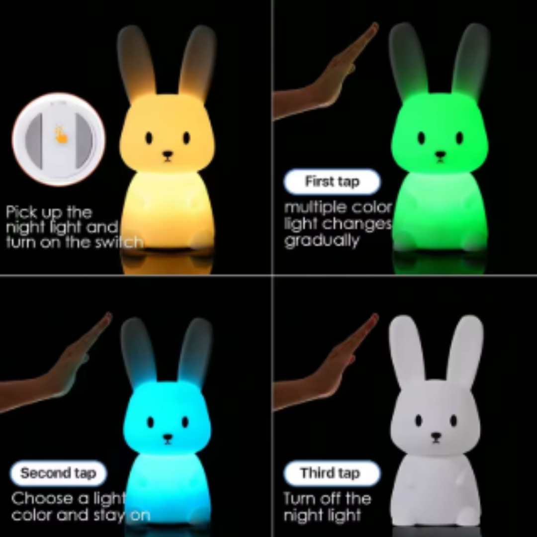 Aesthetic Silicone Bunny Lamp